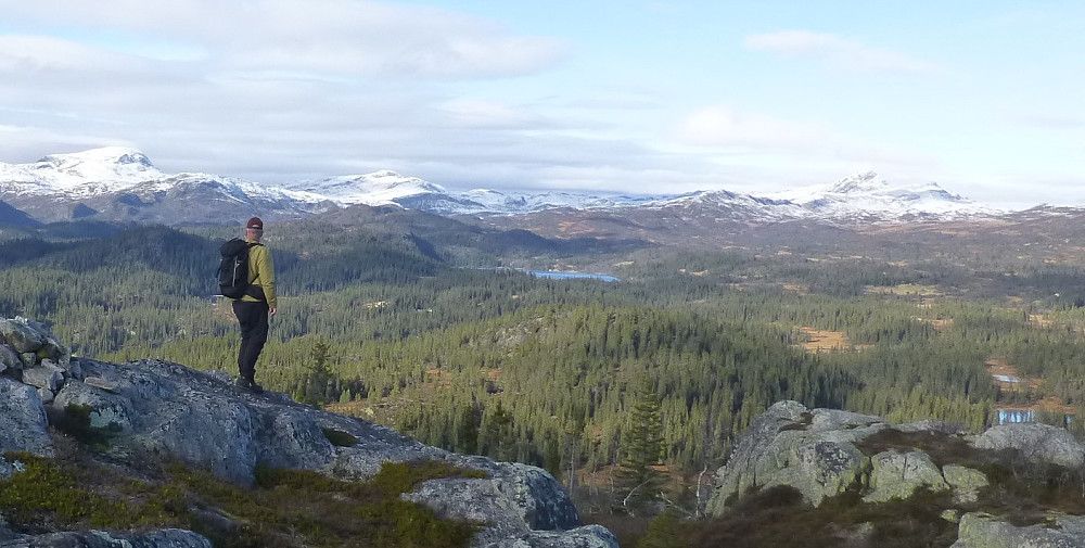 Fantastisk utsikt fra denne toppen