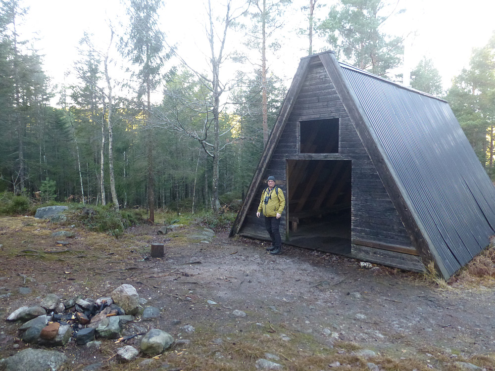 Gapahuken vi gikk forbi