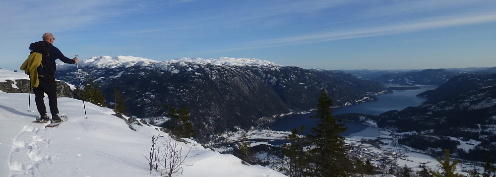 Storslått utsikt over Seljord
