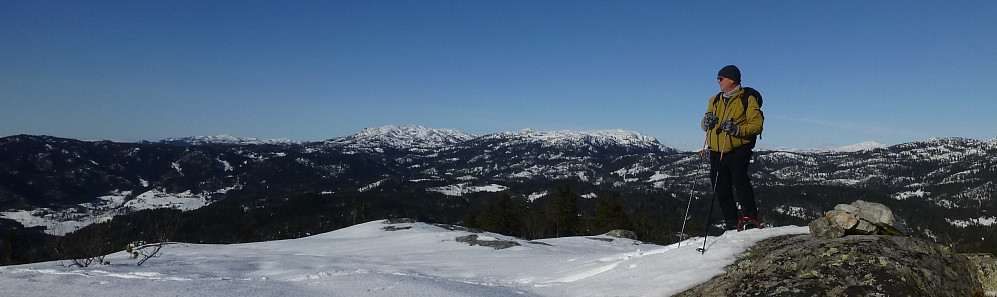 Utsikt i retningen Hovundfjellet