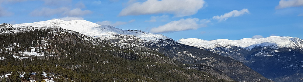 Utsikt mo Skorve og Mælefjell