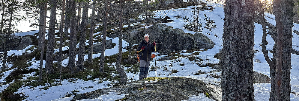 Fine forhold på ryggen oppover
