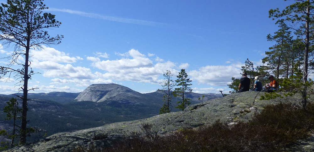 Panoramautsikt mot Hægefjell