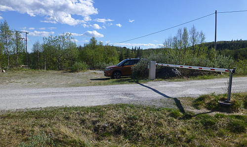 Parkeringen ved bommen