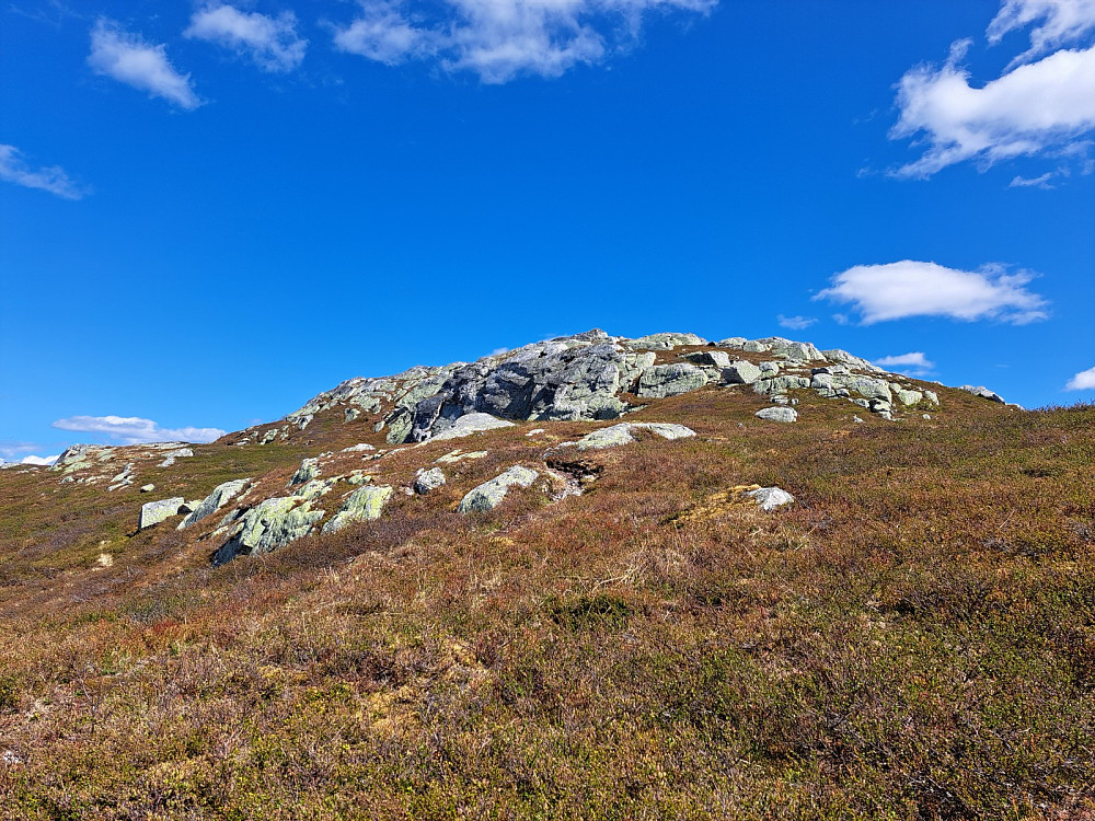 Rett før toppen