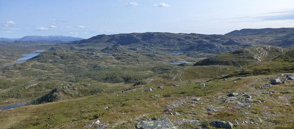 Utsikt innover landskapsvernområdet