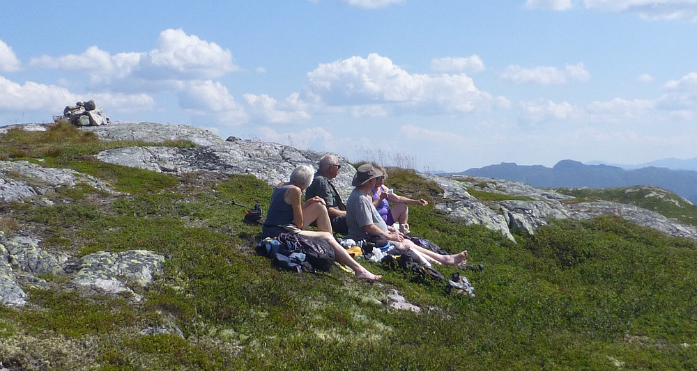 Nydelig vær og utsikt i dag.