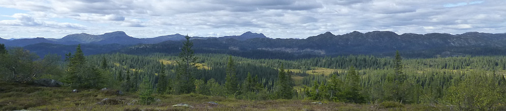 Panorama fra toppen