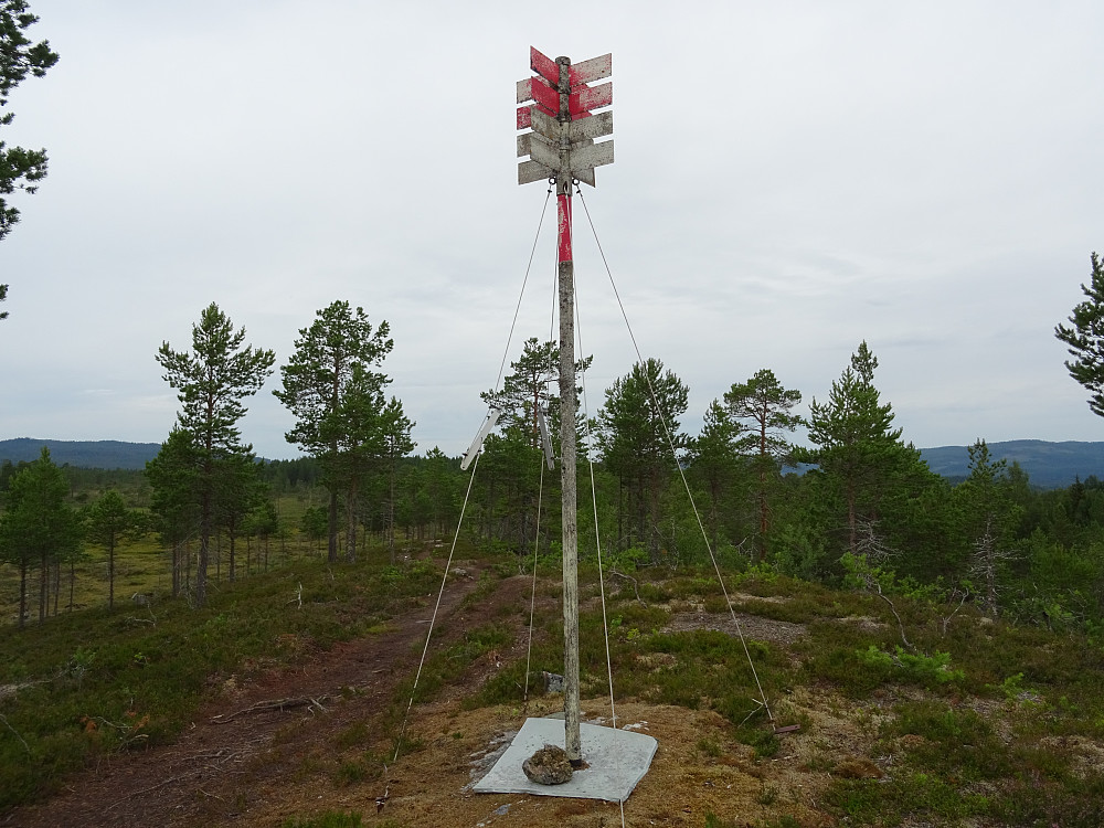 Høyt trigpunkt på Langhevelen