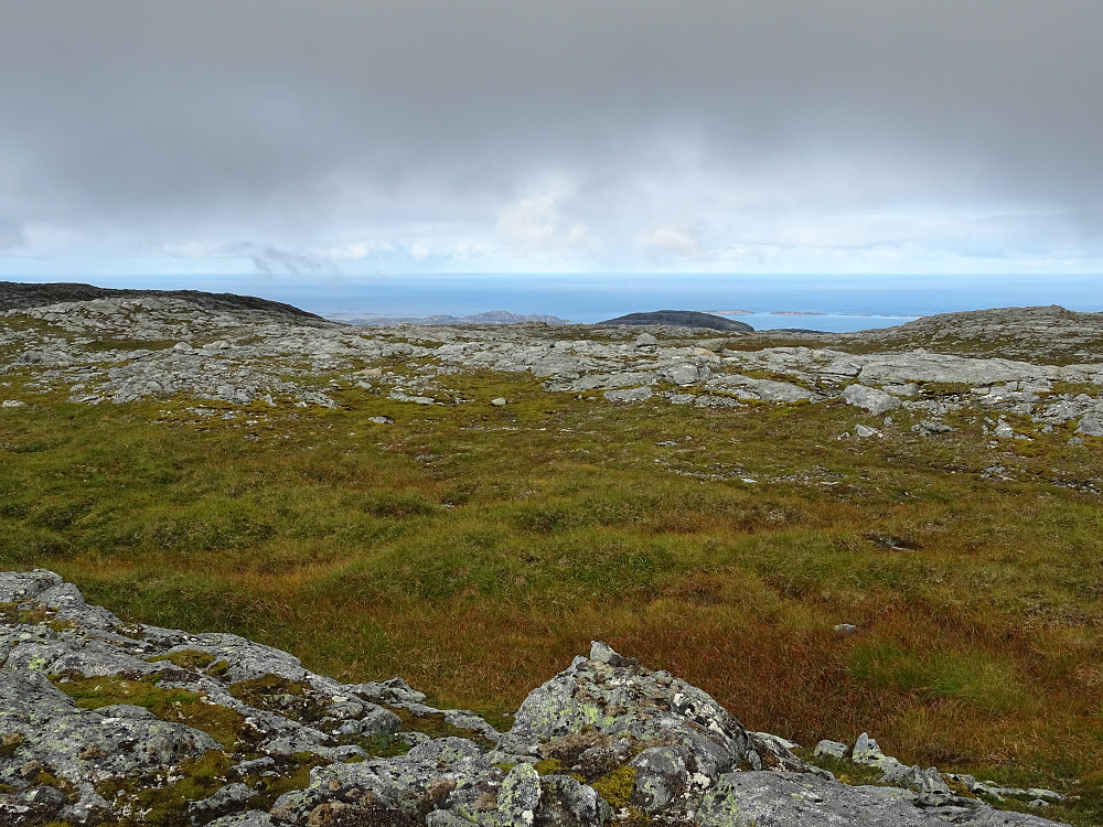 Valheia i retning havet