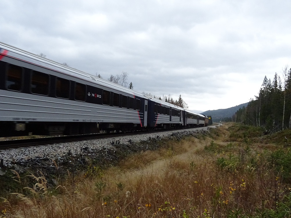 Og her fortsetter det flott toget til Bodø. 