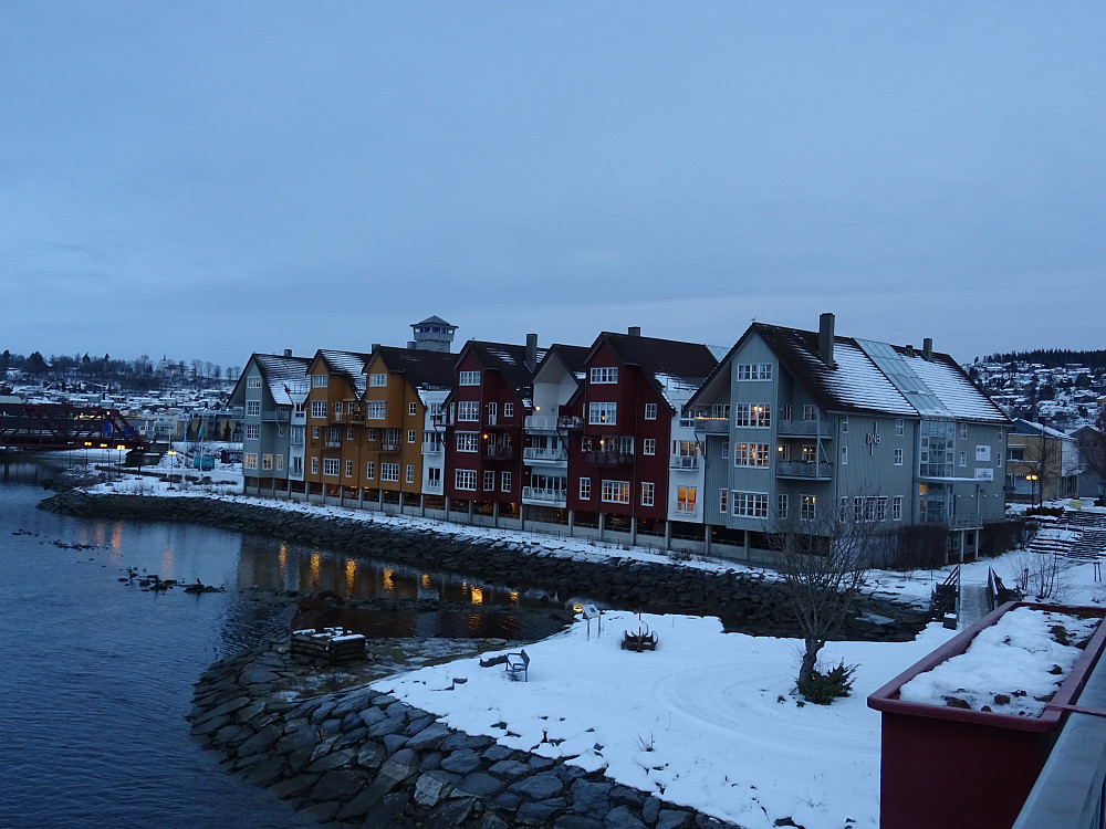 Bryggerekka ved Steinkjerelva