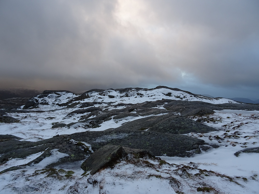 Toppområdet på Seterfjellet