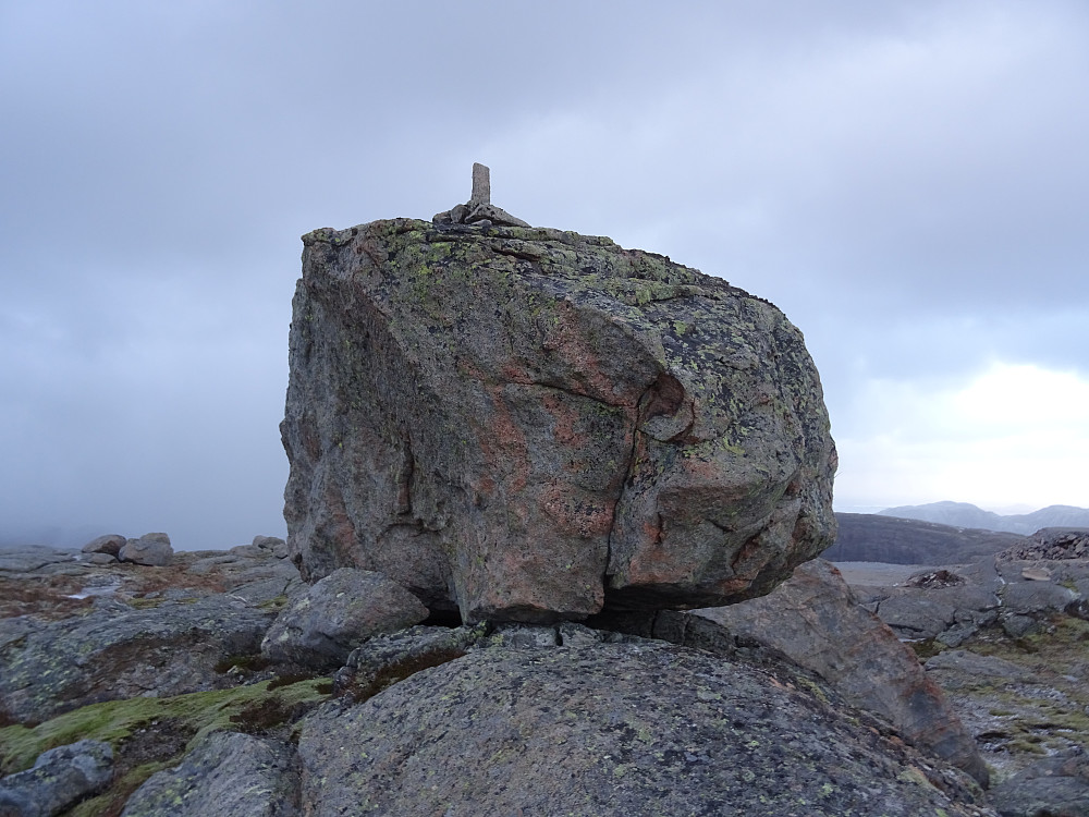 Høyeste punkt på Sørmarkfjellet (417 MOH)