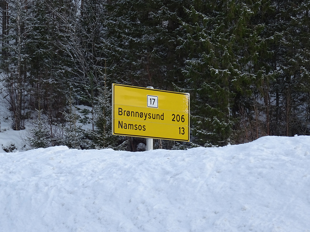 Et stykke igjen til Brønnøysund