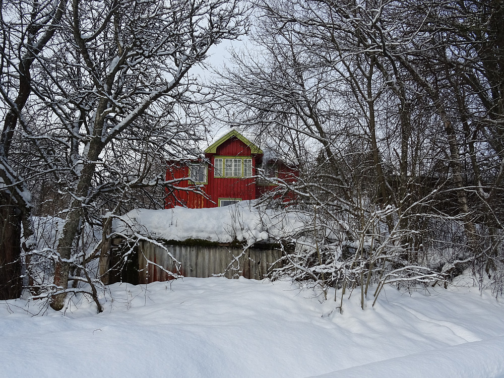 Flotte hus på tur oppover