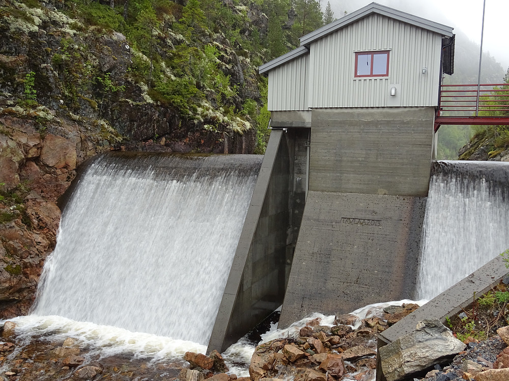 Bra vannføring fra Tavlåvatnet