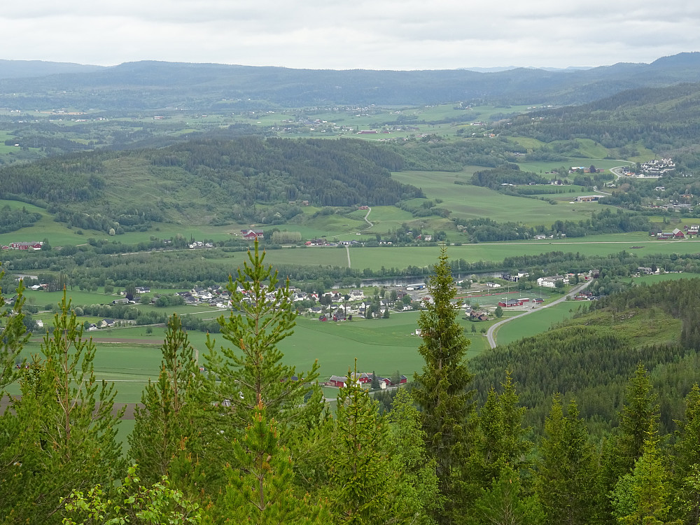 Utsikt fra Irmahytta mot Hegra