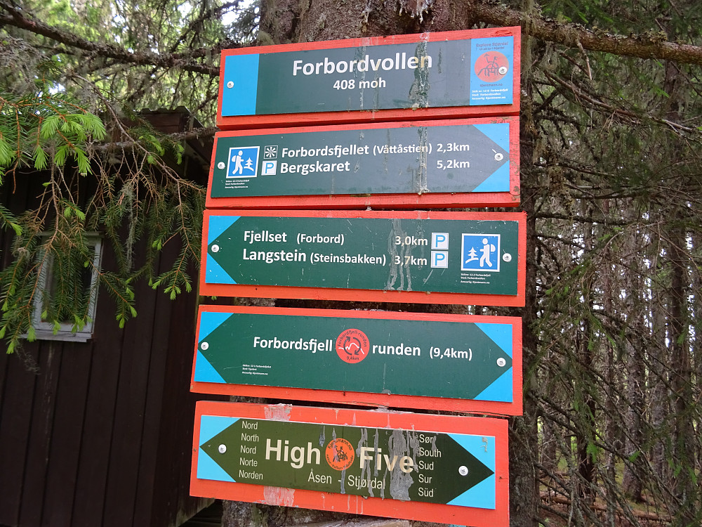 Infoskilt ved Forbordsvollen