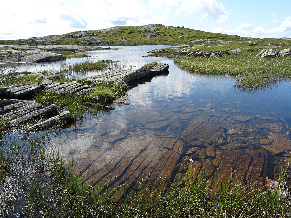 Ei vakker tjønn før Langnesfjellet