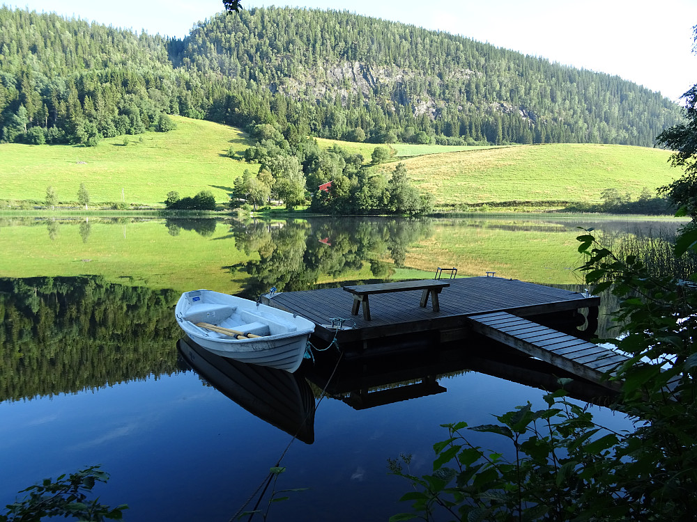 Midt på Landsemvatnet