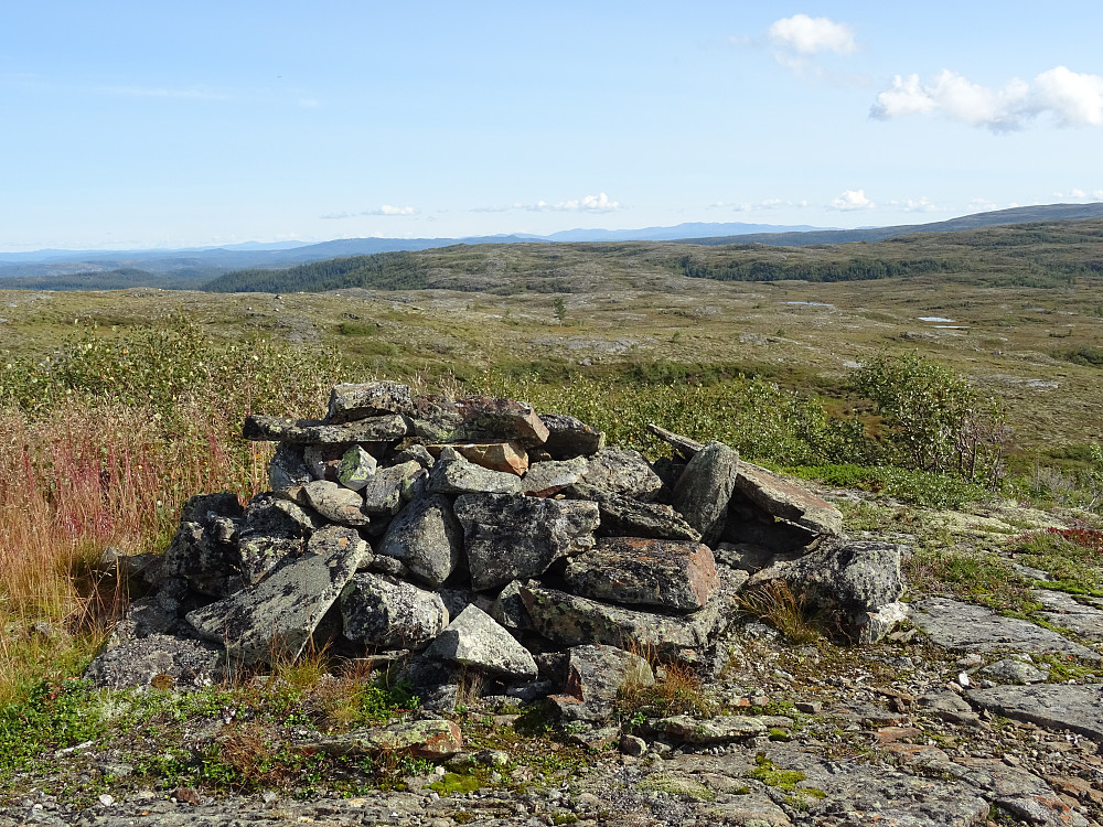 Varden på høyeste punkt på Brungfjellet