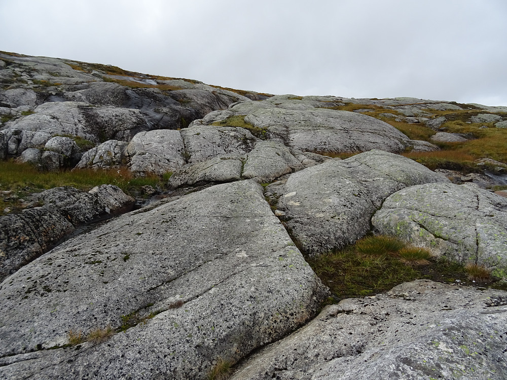 På tur opp mot Blåfjelltjønnin