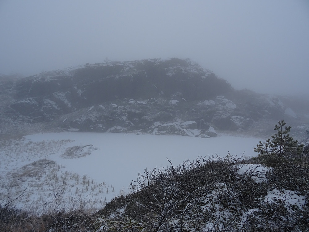 Taklifjellet i tåke