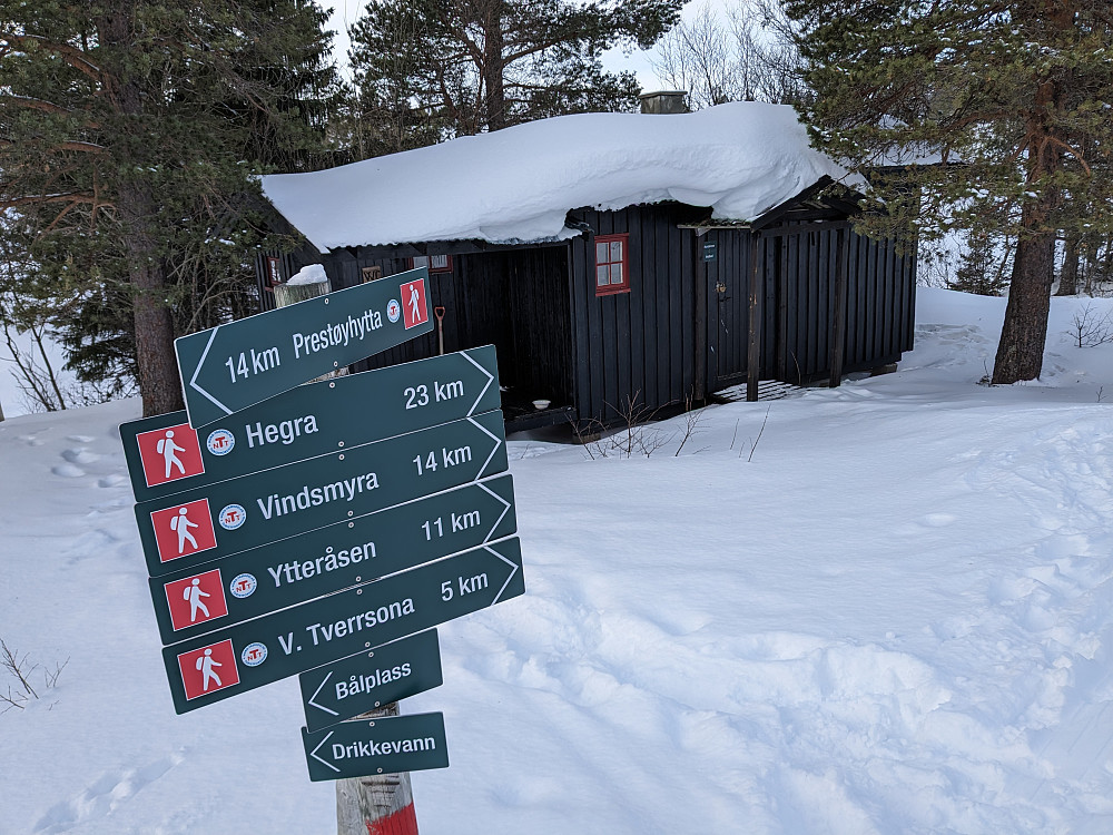 Sikringsbua på Kvitfjellhytta
