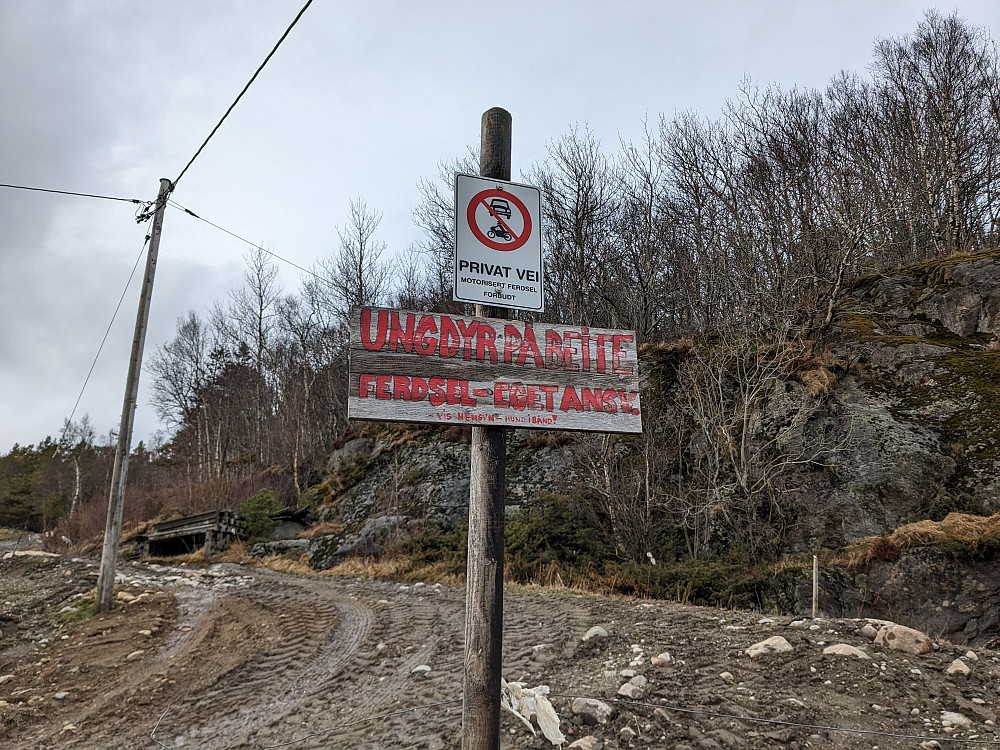 Vei fra Jevika til Lostranda