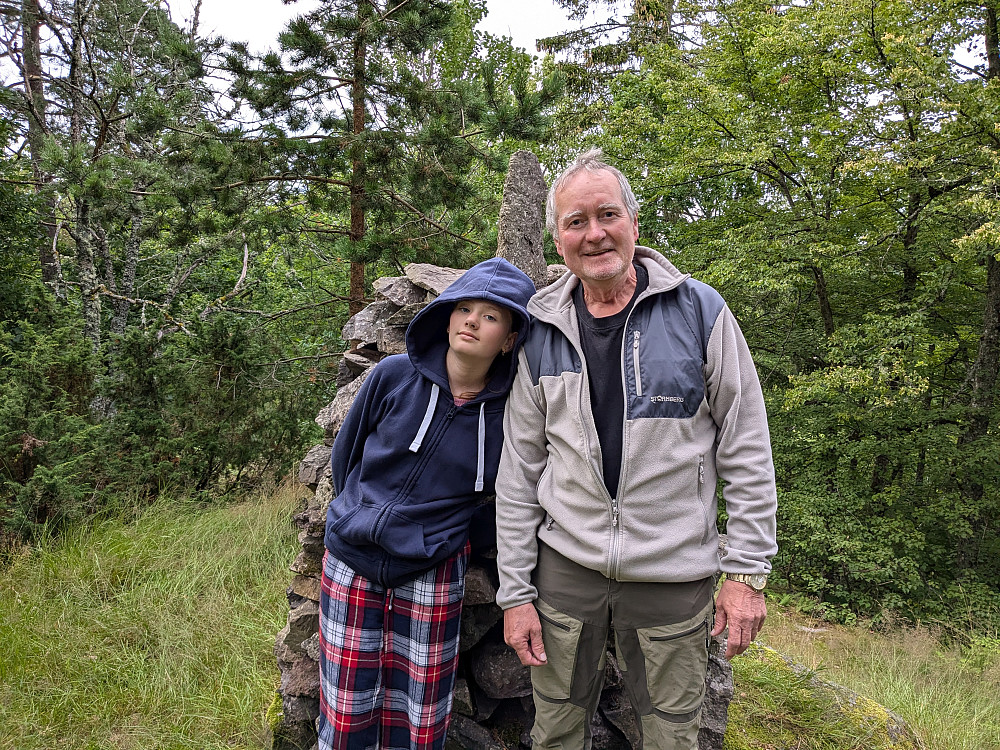 Alicia og meg på toppen av Utsikten.