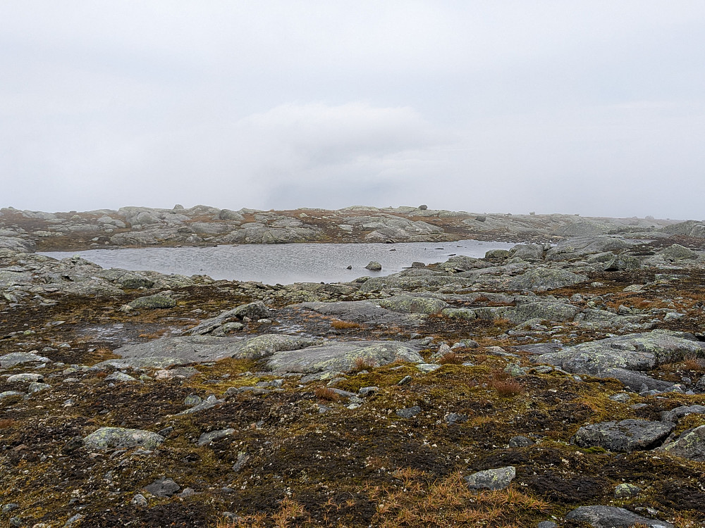 Ei lita tjønn på Lotterfjellet 