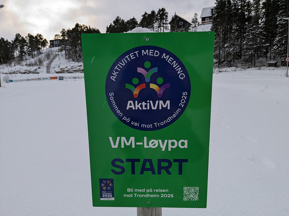 VM-Løypa på Spillum Skistadion