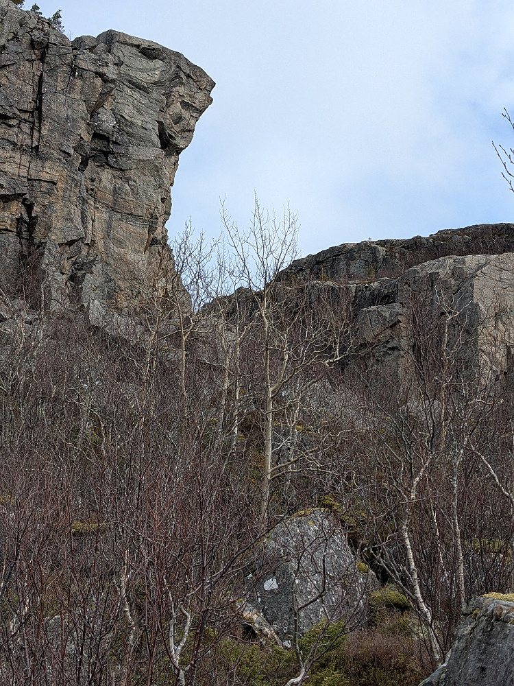 Trang kløft nord for Ner-Fjellmyra