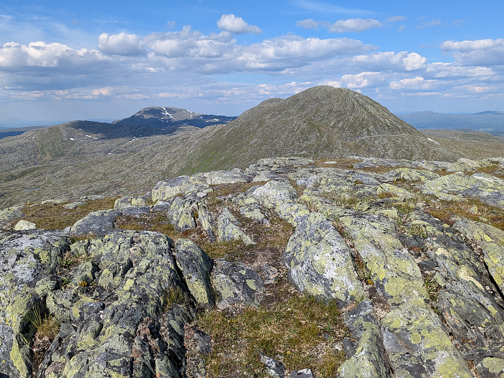 Toppen av Tilhengaren, med Løysmundhatten bak