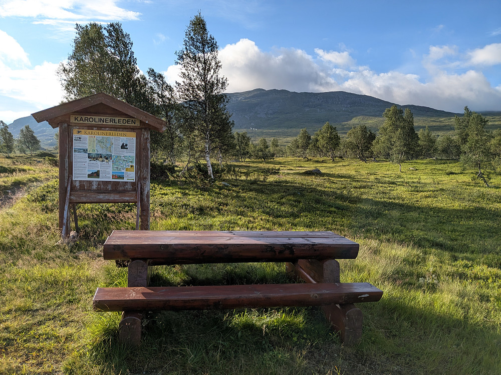 Infotavle for Karolinerleden