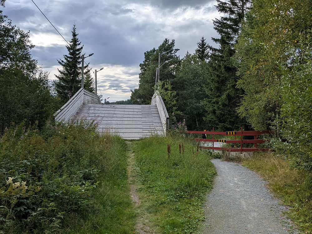 Skibrua ved Remarka Parkering