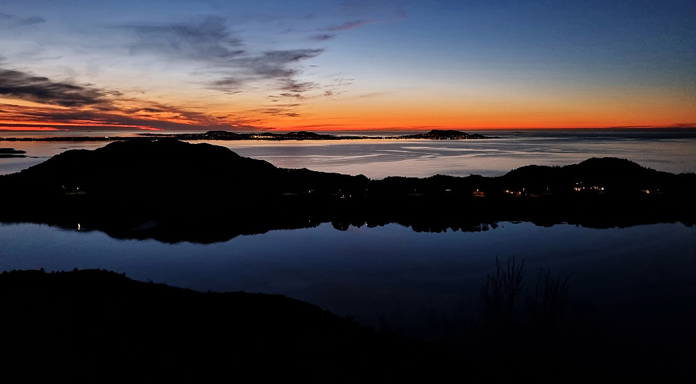 Utsikt frå Terøya i retning Bjørnøya