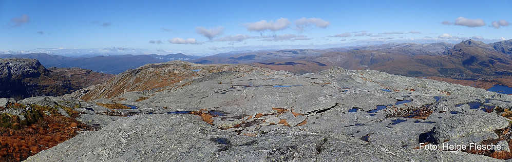 Panorama fra Høganova mot NNV
