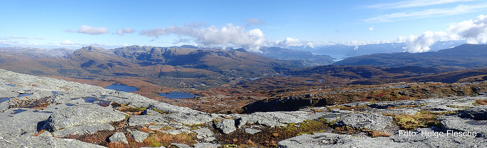 Panorama fra Høganova mot NØ