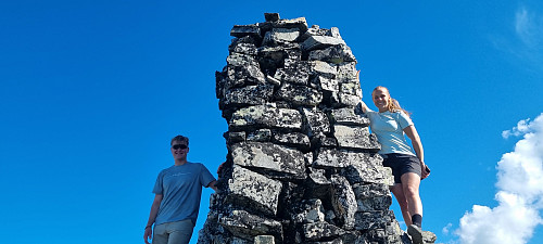 Camilla og Martin på toppen!