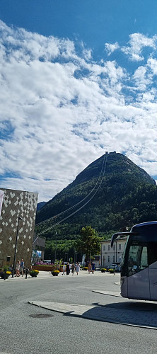 Gondolen fra Åndalsnes sentrum